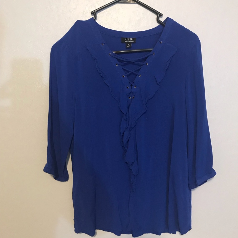 ANA Tie front blouse